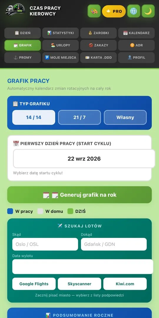 Rota screen